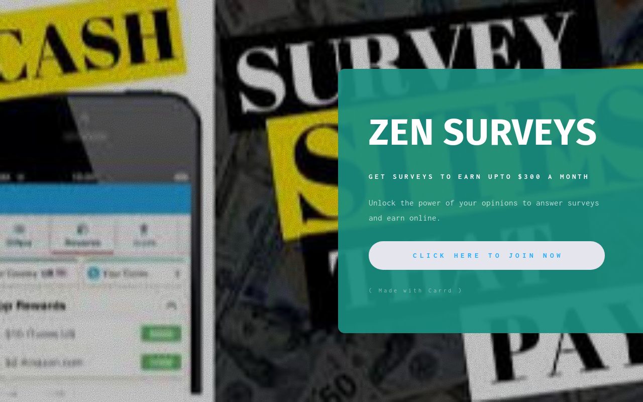 Carrd profile picture for @surveys